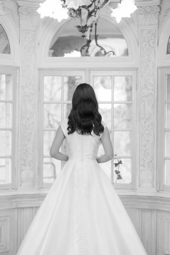 The Modest Bridal Collection by Barbie Style #MBC 7364B #7 backface vertical cropped thumbnail