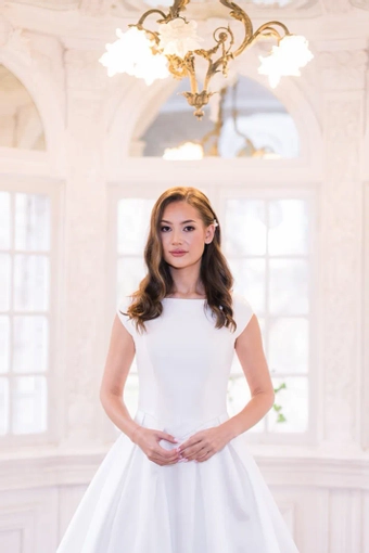 The Modest Bridal Collection by Barbie Style #MBC 7364B #4 frontface vertical cropped thumbnail