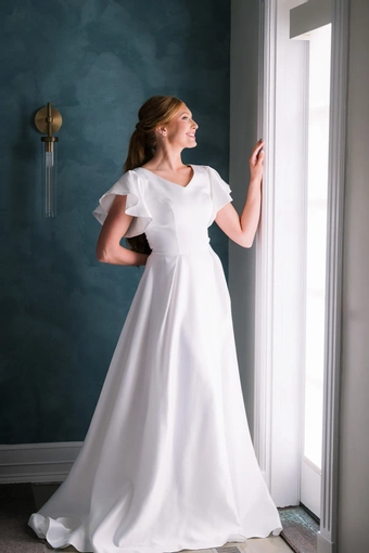 The Modest Bridal Collection by Barbie Style #MBC 7367 #2 frontface vertical thumbnail