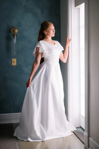 The Modest Bridal Collection by Barbie Style #MBC 7367 #1 frontface vertical thumbnail