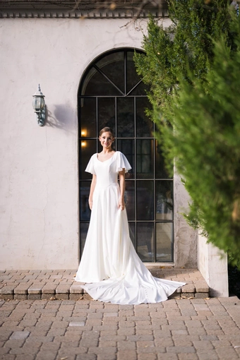 The Modest Bridal Collection by Barbie Style #MBC 7368 #2 frontface vertical thumbnail