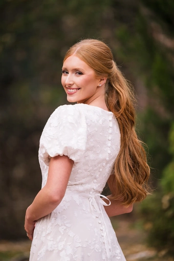 The Modest Bridal Collection by Barbie Style #MBC 7370 #6 backface vertical cropped thumbnail