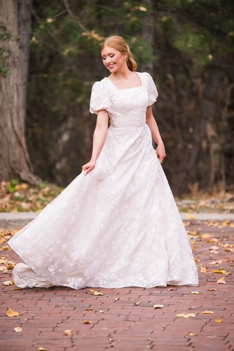 The Modest Bridal Collection by Barbie Style #MBC 7370 #2 frontface vertical thumbnail
