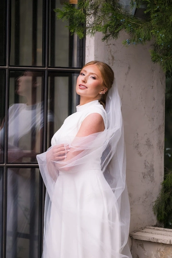 The Modest Bridal Collection by Barbie Style #MBC 7371 #7 frontface vertical cropped thumbnail
