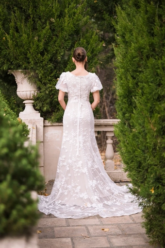 The Modest Bridal Collection by Barbie Style #MBC 7372 #5 default backface vertical thumbnail