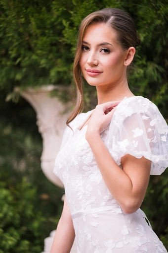 The Modest Bridal Collection by Barbie Style #MBC 7372 #8 frontface vertical cropped thumbnail