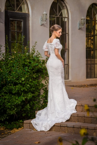 The Modest Bridal Collection by Barbie Style #MBC 7373 #4 default backface vertical thumbnail
