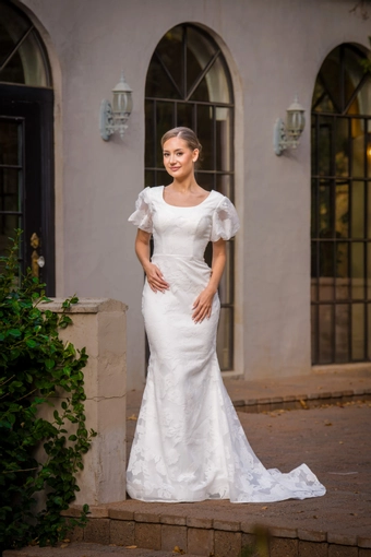 The Modest Bridal Collection by Barbie Style #MBC 7373 #0 default frontface vertical thumbnail