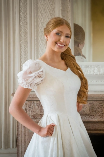 The Modest Bridal Collection by Barbie Style #MBC 7374 #6 frontface vertical cropped thumbnail
