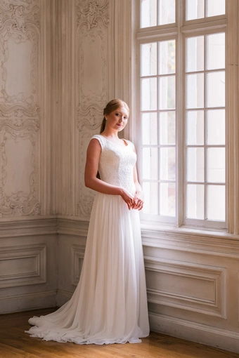 The Modest Bridal Collection by Barbie Style #MBC 7375 #0 default frontface vertical thumbnail