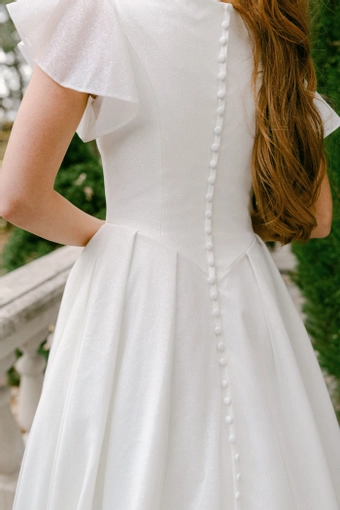 The Modest Bridal Collection by Barbie Style #MBC 7376 #7 backface vertical cropped thumbnail