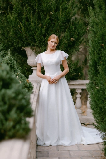 The Modest Bridal Collection by Barbie Style #MBC 7376 #0 default frontface vertical thumbnail