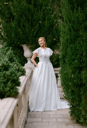 The Modest Bridal Collection by Barbie Style #MBC 7376 #1 frontface vertical thumbnail