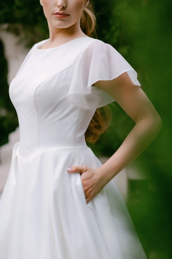 The Modest Bridal Collection by Barbie Style #MBC 7376 #5 frontface vertical cropped thumbnail