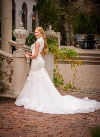 The Modest Bridal Collection by Barbie Style #MBC 7378 #2 vertical thumbnail