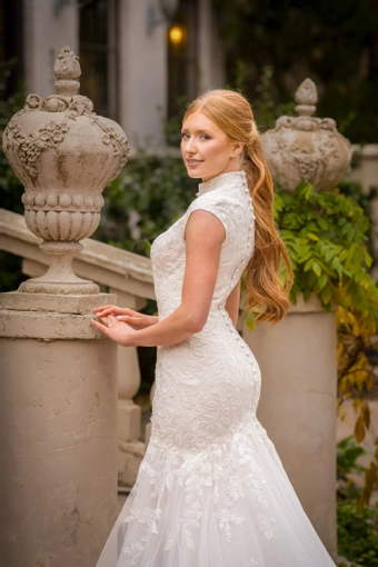 The Modest Bridal Collection by Barbie Style #MBC 7378 #5 vertical cropped thumbnail