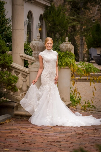 The Modest Bridal Collection by Barbie Style #MBC 7378 #0 default frontface vertical thumbnail