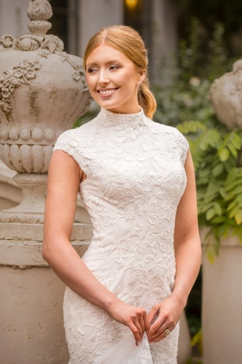 The Modest Bridal Collection by Barbie Style #MBC 7378 #4 frontface vertical cropped thumbnail