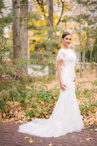 The Modest Bridal Collection by Barbie Style #MBC 7379 #2 frontface vertical thumbnail