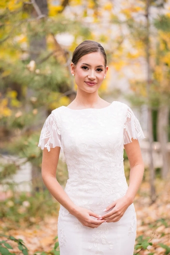 The Modest Bridal Collection by Barbie Style #MBC 7379 #6 frontface vertical cropped thumbnail