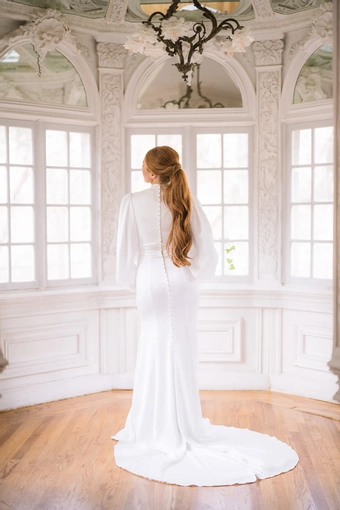 The Modest Bridal Collection by Barbie Style #MBC 7380 #7 default backface vertical thumbnail