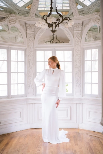 The Modest Bridal Collection by Barbie Style #MBC 7380 #0 default frontface vertical thumbnail