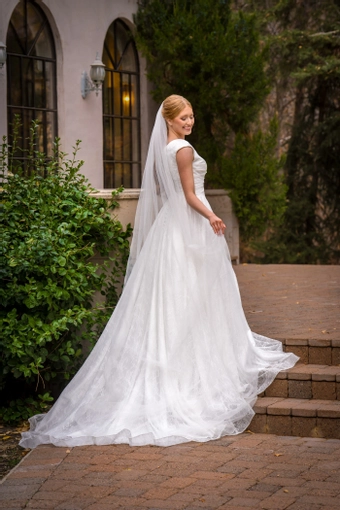 The Modest Bridal Collection by Barbie Style #MBC 7381 #4 backface vertical thumbnail