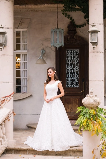The Modest Bridal Collection by Barbie Style #MBC 7382 #1 frontface vertical thumbnail