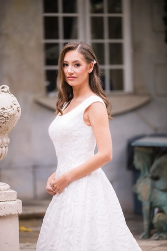 The Modest Bridal Collection by Barbie Style #MBC 7382 #8 frontface vertical cropped thumbnail
