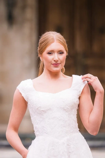 The Modest Bridal Collection by Barbie Style #MBC 7383 #9 frontface vertical cropped thumbnail