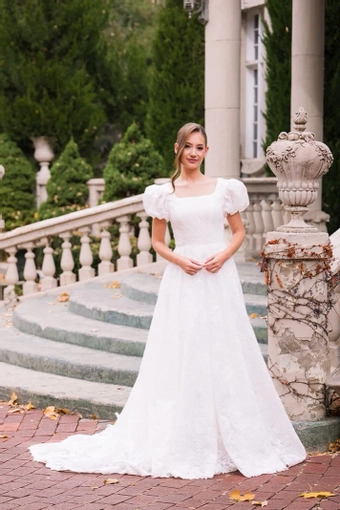The Modest Bridal Collection by Barbie Style #MBC 7385 #0 default frontface vertical thumbnail