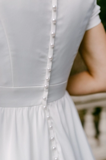The Modest Bridal Collection by Barbie Style #MBC 7387 #6 backface vertical cropped thumbnail