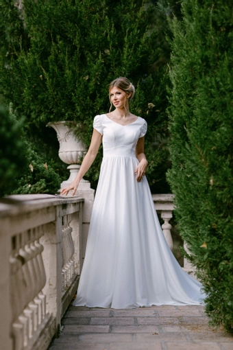 The Modest Bridal Collection by Barbie Style #MBC 7387 #0 default frontface vertical thumbnail
