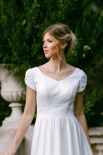 The Modest Bridal Collection by Barbie Style #MBC 7387 #4 frontface vertical cropped thumbnail