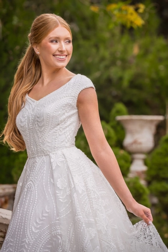 The Modest Bridal Collection by Barbie Style #MBC 7388 #6 frontface vertical cropped thumbnail