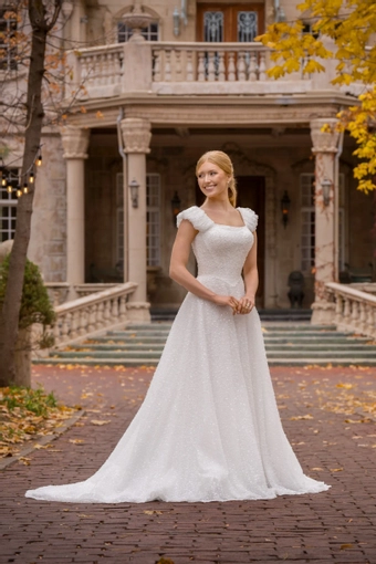 The Modest Bridal Collection by Barbie Style #MBC 7391 #2 frontface vertical thumbnail