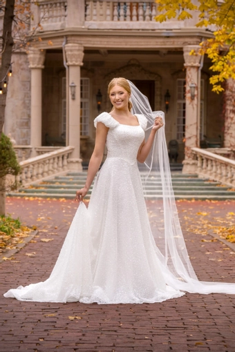 The Modest Bridal Collection by Barbie Style #MBC 7391 #1 frontface vertical thumbnail