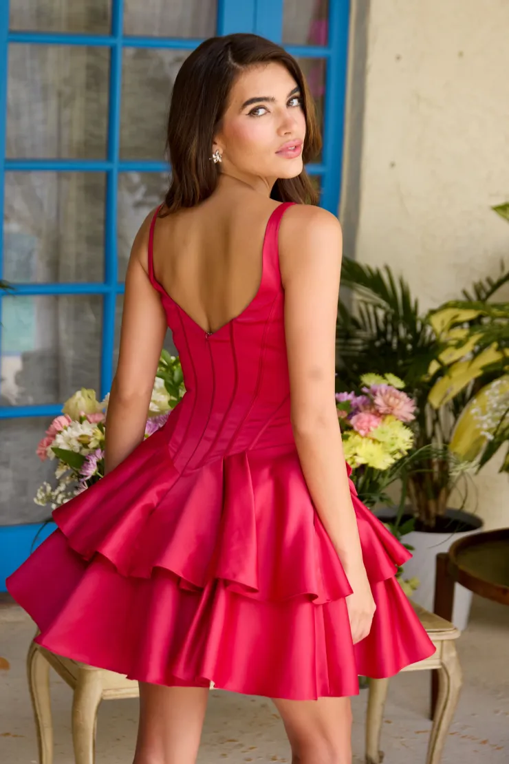 Ava Presley Style #42407 #6 Cherry Red backface vertical picture