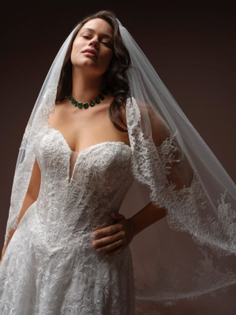 Maggie Sottero Zahia #9 frontface vertical cropped thumbnail