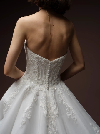 Sottero and Midgley Style #F6SB086A01 #10 backface vertical cropped thumbnail