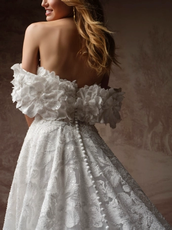 Sottero and Midgley Style #F6SK053A01 #9 backface vertical cropped thumbnail