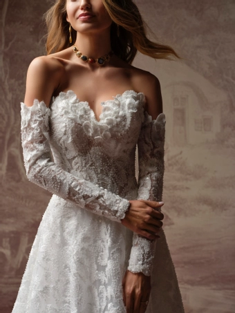 Sottero and Midgley Style #F6SK053A01 #6 frontface vertical cropped thumbnail