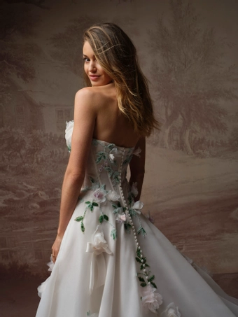 Sottero and Midgley Style #F6SK068A01 #13 backface vertical cropped thumbnail