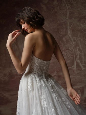 Sottero and Midgley Style #F6SK165A01 #7 backface vertical cropped thumbnail