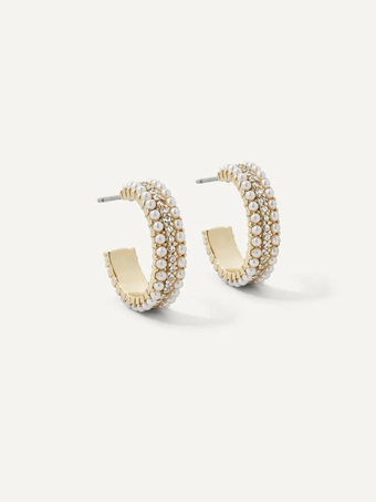 Olive & Piper Adelaide Hoops #0 default Gold vertical thumbnail