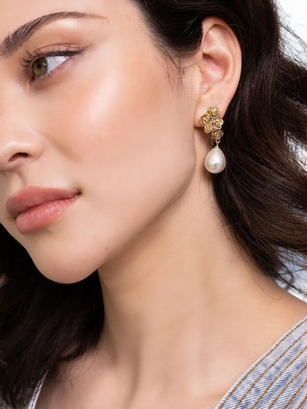 Olive & Piper Alessandra Drops #1 Gold vertical thumbnail