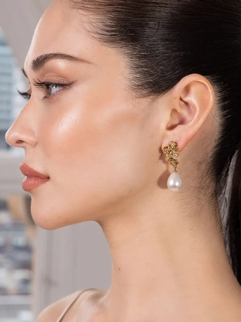 Olive & Piper Alessandra Drops #2 Gold vertical thumbnail