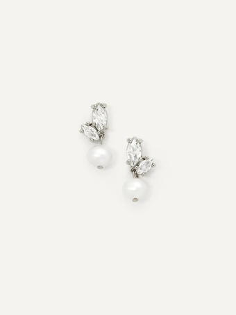 Olive & Piper Bryn Drops #1 Silver vertical thumbnail