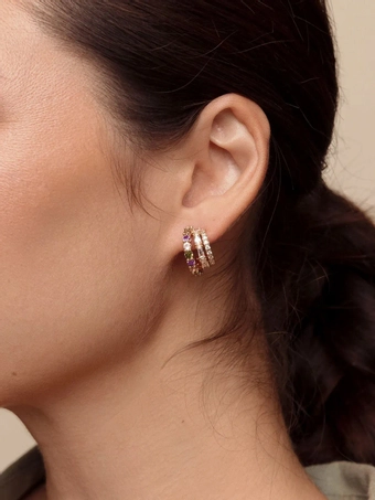 Olive & Piper Cassia Hoops #2 vertical thumbnail