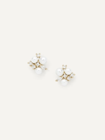 Olive & Piper Chantal Studs #0 default Gold vertical thumbnail